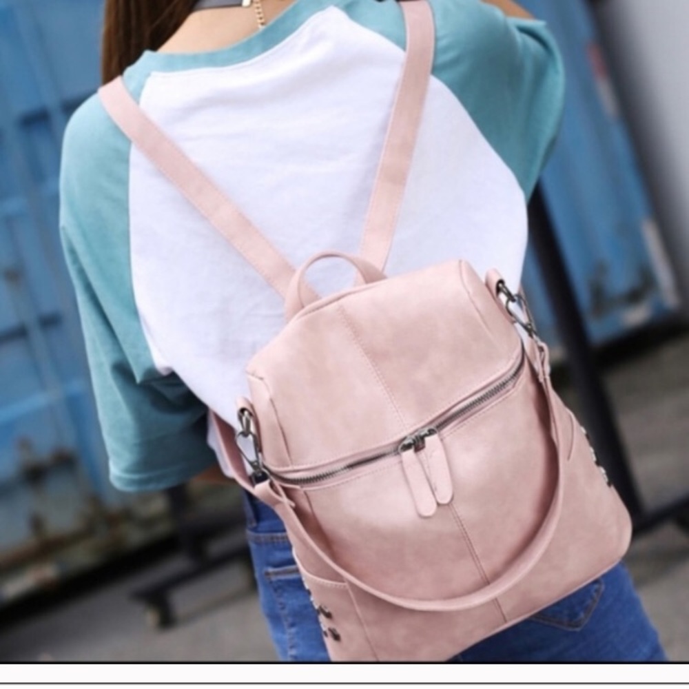 Dusty rose backpack - Picture 3 of 8